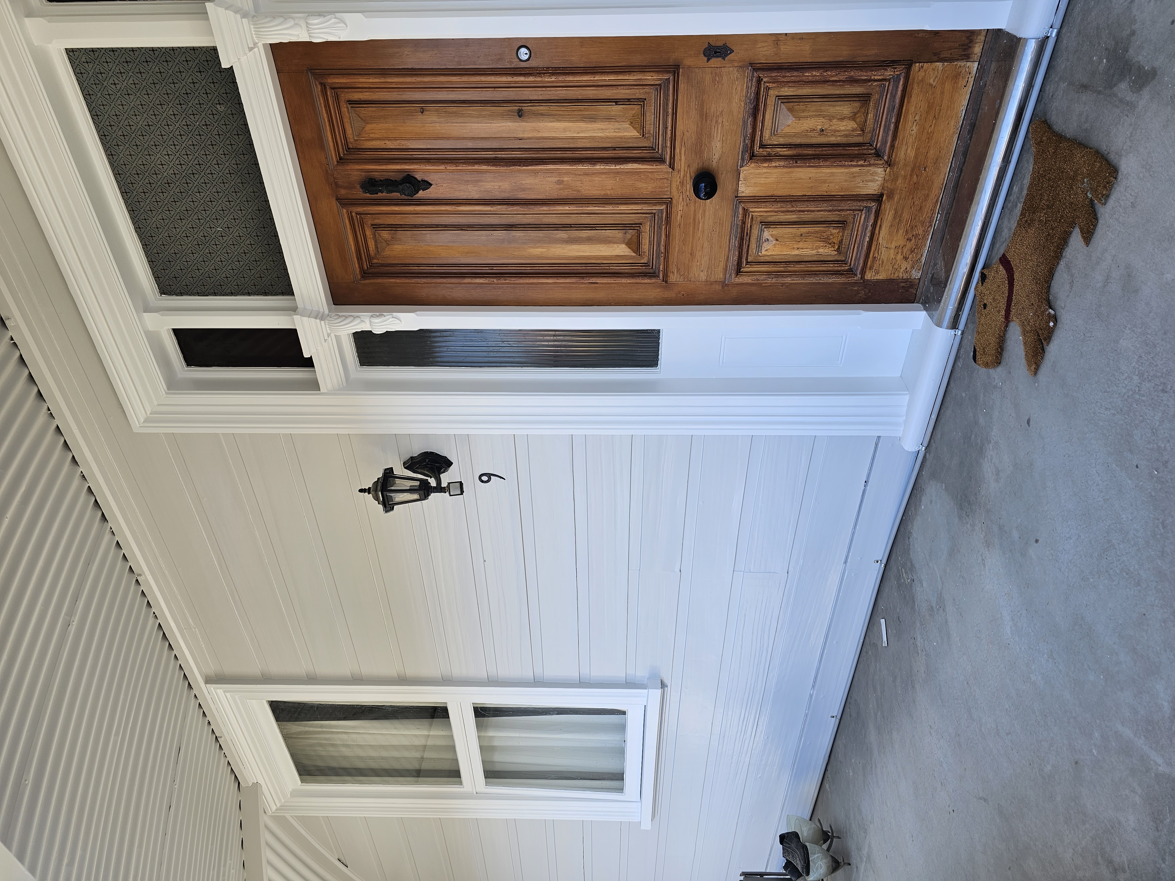 front entrance painted